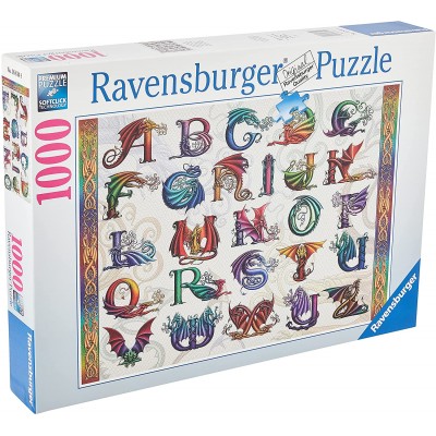 Puzzle Ravensburger-16814 Alphabet Dragon
