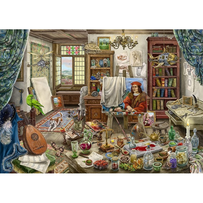 Ravensburger-16843 Escape Puzzle - Atelier d'Artiste