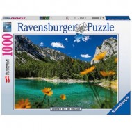 Puzzle  Ravensburger-16869 Lac Vert Près de Tragöss