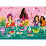 Puzzle  Ravensburger-17131 Lunch for Women