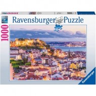 Puzzle  Ravensburger-17183 Lisbonne