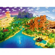 Puzzle  Ravensburger-17189 World of Minecraft
