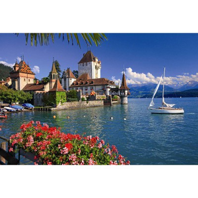 Puzzle Ravensburger-19139 Suisse, Berne : Lac de Thoune