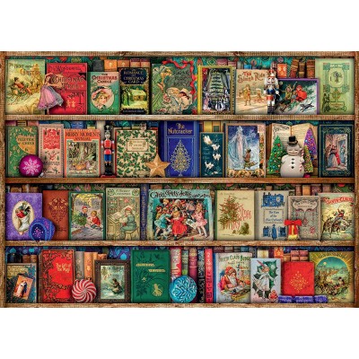 Puzzle Ravensburger-19801 The Christmas Library