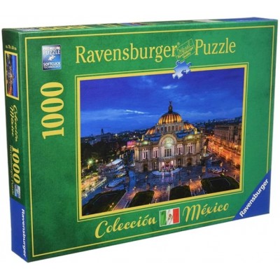 Puzzle Ravensburger-19842 Palais des beaux-arts de Mexico