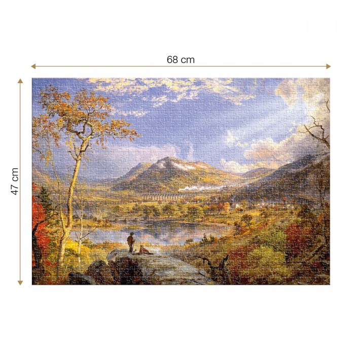Puzzle  Deico-Games-76694 Francis Cropsey - Starrucca Viaduct Pennsylvania