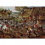 Puzzle  Dtoys-66947 Brueghel Pieter le jeune - Printemps