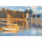 Puzzle  DToys-69672 Monet Claude - Le pont d'Argenteuil