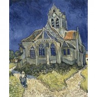 Puzzle  DToys-70173 Van Gogh Vincent - L'Église d'Auvers-sur-Oise