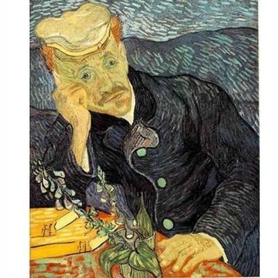 Puzzle DToys-70210 Van Gogh Vincent - Portrait du docteur Gachet