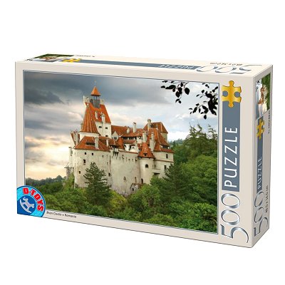 Puzzle DToys-70678 Roumanie : Château de Bran