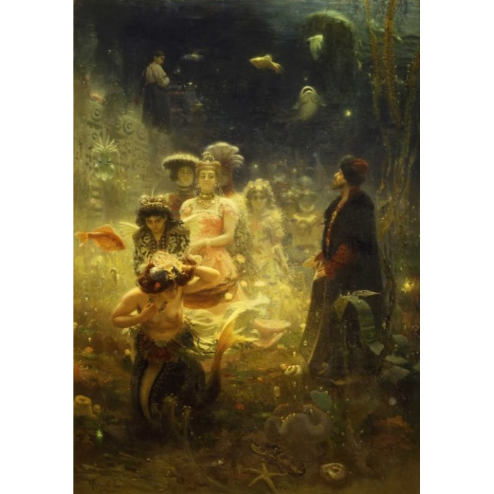 Puzzle  Dtoys-73839 Ilia Répine : Sadko dans le Royaume Subaquatique, 1876