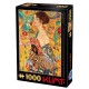 Klimt Gustav - Femme à l'éventail (détail)