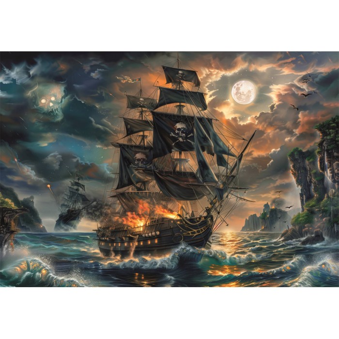 Puzzle Clementoni-21738 Pirates