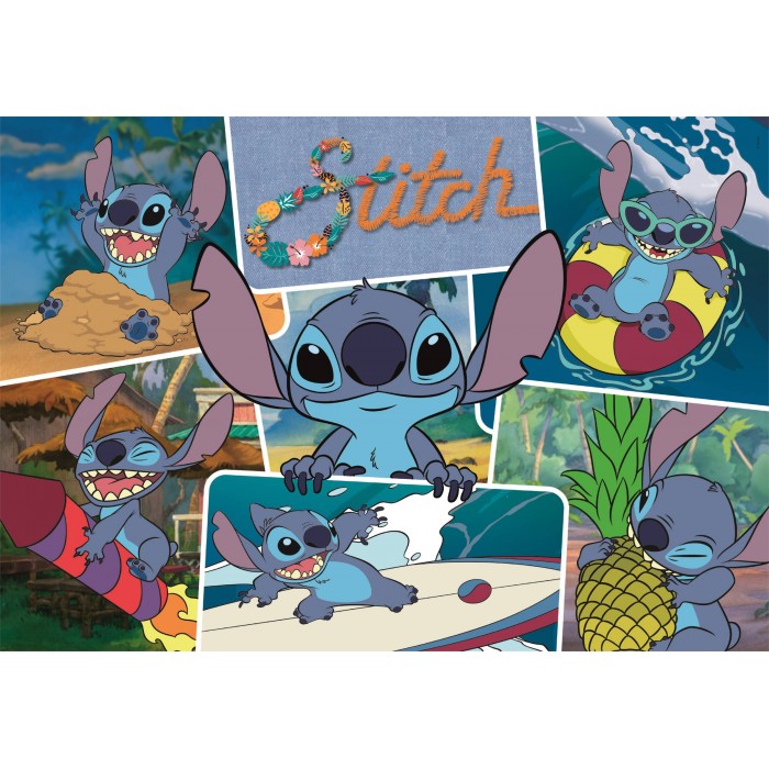 Puzzle Clementoni-21742 Pièces XXL - Stitch