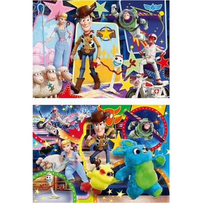 Clementoni-24761 2 Puzzles - Toy Story 4