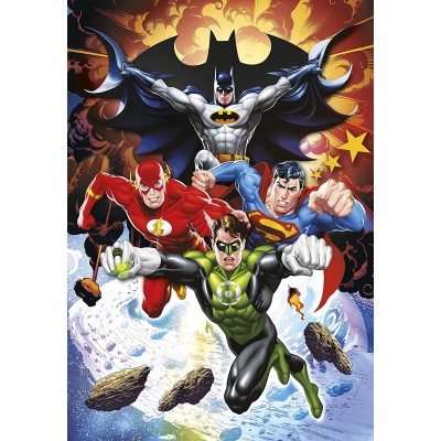 Puzzle Clementoni-25723 Pièces XXL - DC Comics Justice League