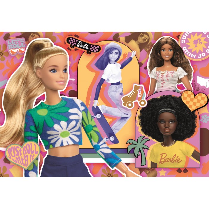 Puzzle  Clementoni-25753 Barbie