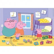Puzzle  Clementoni-26438 Pièces XXL - Peppa Pig