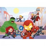 Puzzle  Clementoni-27528 Pièces XXL - Marvel Avengers