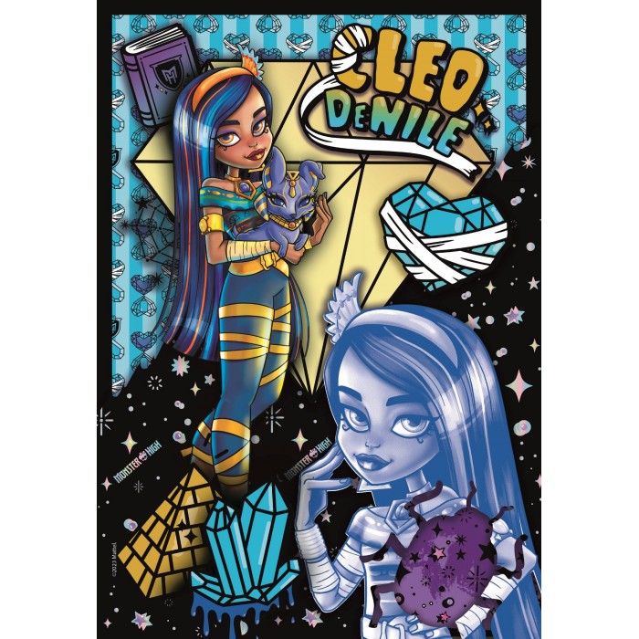 Puzzle  Clementoni-28186 Pièces XXL - Monster High - Frankie Stein