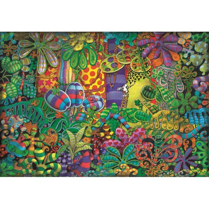 Puzzle  Clementoni-31657 Mordillo, Le Peintre