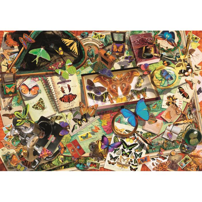 Puzzle Clementoni-35125 Collectionneur De Papillons