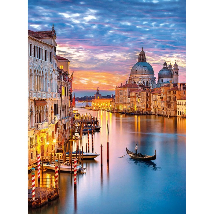 Puzzle  Clementoni-35542 Lumières sur Venise