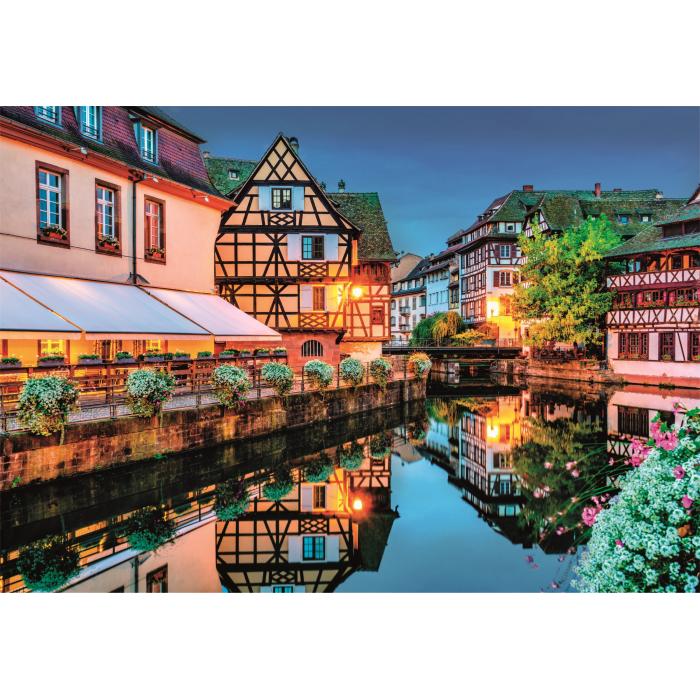 Puzzle Clementoni-35544 Strasbourg Vieille Ville