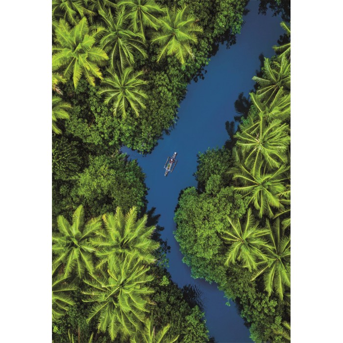 Puzzle  Clementoni-35592 Vue Aérienne Tropicale