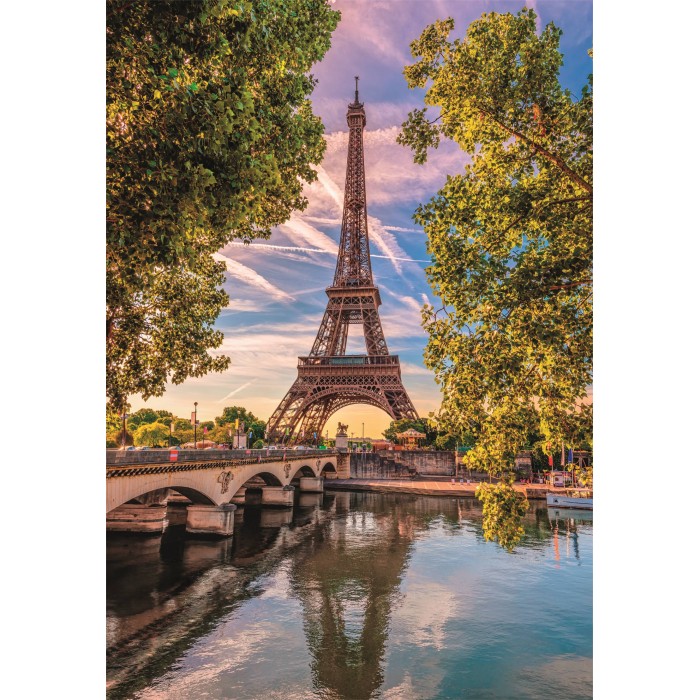Puzzle  Clementoni-35598 Le Long De La Seine