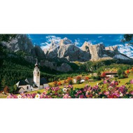 Puzzle  Clementoni-38007 Massif du Sella, Dolomites