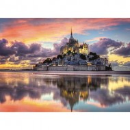 Puzzle  Clementoni-39367 Mont Saint-Michel