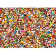  Clementoni-39388 Emoji - Impossible Puzzle!