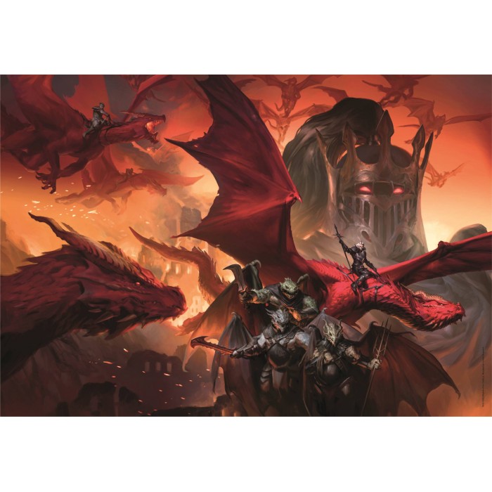 Puzzle  Clementoni-39914 Donjons & Dragons