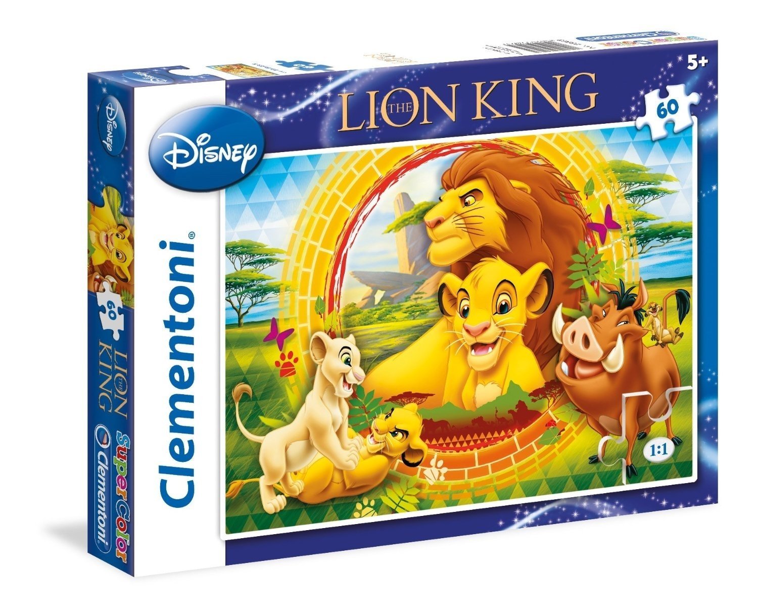 Le Roi Lion - 60 pièces - MB Puzzle - 5 ans et plus – puzzlesetcie