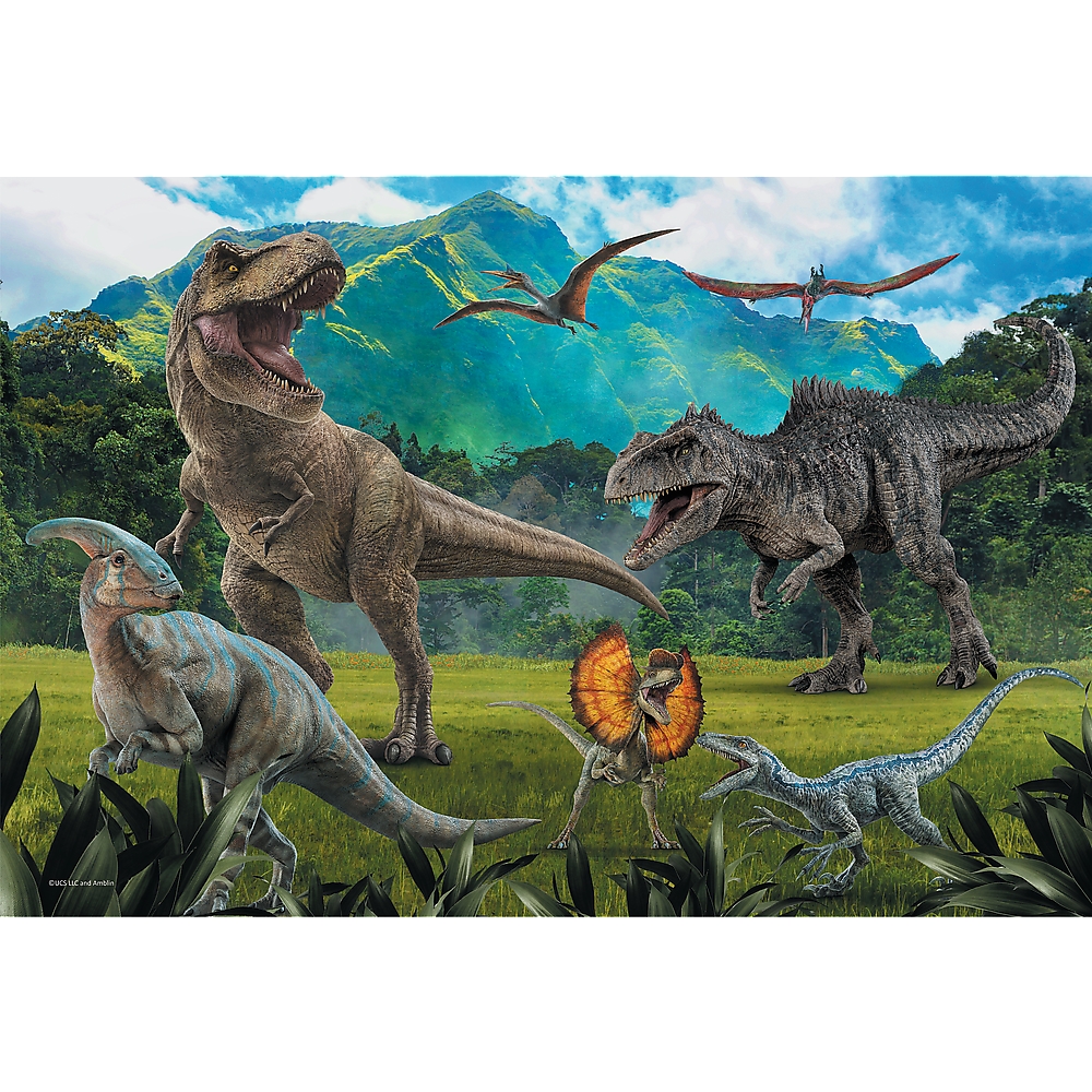 Trefl - 16277 - Puzzle - Dinosaur Pays - 100 Pièces : : Jeux et  Jouets