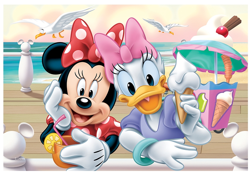 Puzzle en bois - TREFL - Mickey et Minnie - 500 pièces - Dessins