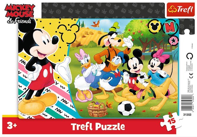 Les amis de Mickey Mouse - Puzzle Cadre 15 pièces