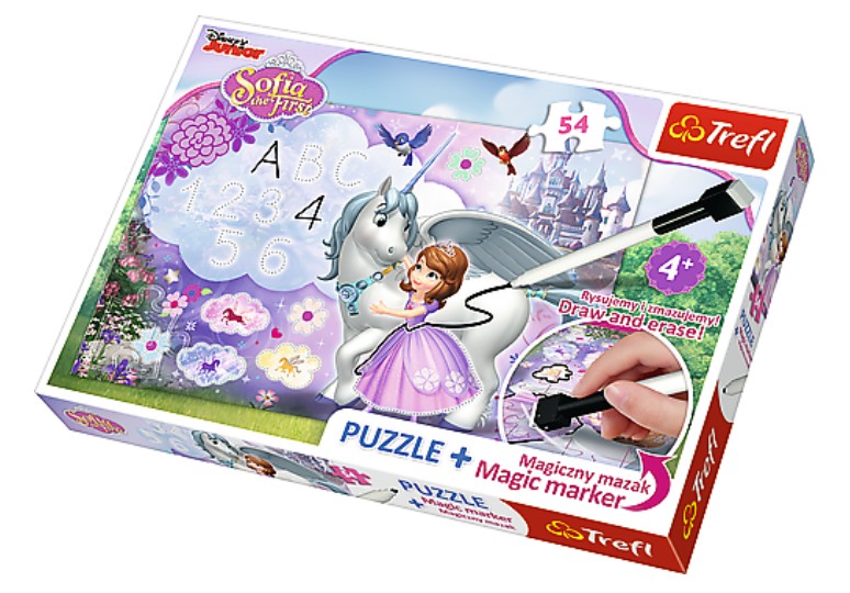 Puzzle 60 pièces enfants fille princesse Sofia 4 ans+ TREFL - AMZALAN