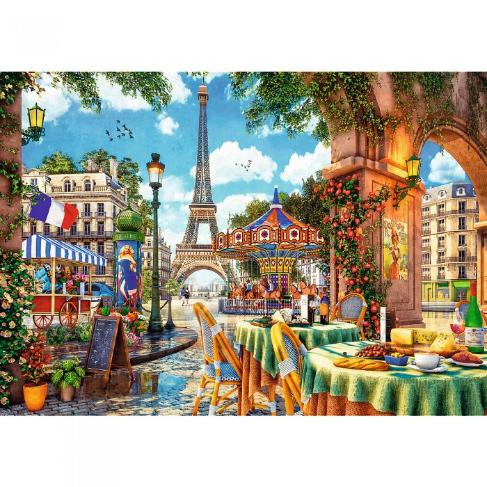 Puzzle  Trefl-10622 Matin Parisien
