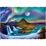 Puzzle  Trefl-11114 Crazy Shapes - Aurora over Iceland