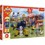 Puzzle  Trefl-14333 Pièces XXL - Sam le Pompier