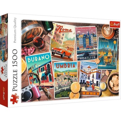 Puzzle Trefl-26199 Voyage en Europe