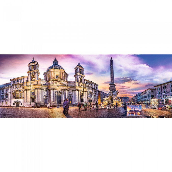 Puzzle Trefl-29501 Piazza Navona, Rome