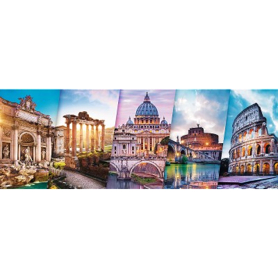 Puzzle Trefl-29505 Collage - Rome