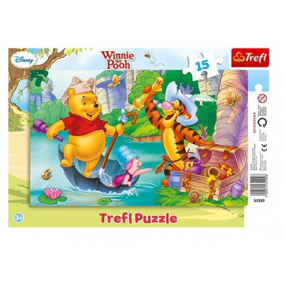 Trefl-31209 Puzzle Cadre - Winnie l'Ourson