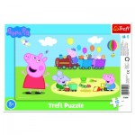  Trefl-31406 Puzzle Cadre - Peppa Pig