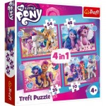  Trefl-34375 4 Puzzles - Mon Petit Poney