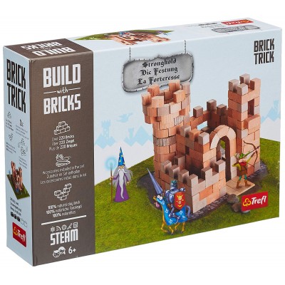 Puzzle Trefl-60980 Build with Bricks - La Forteresse